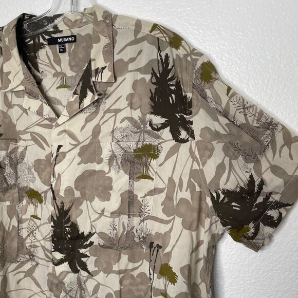 Murano Mens Shirt Size XL Short Sleeve Button Down Casual Lightweight Collared - Picture 10 of 16